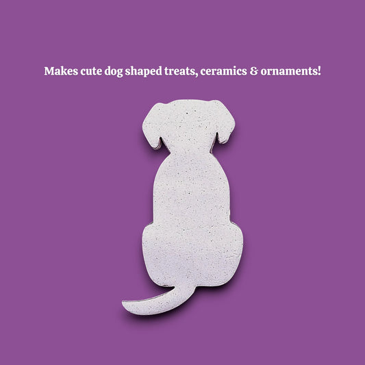 Labrador and golden retriever cookie cutter design, ideal for baking full-sized dog treats, fondant crafts, cookie dough. ceramics and more. Available in 30 unique colors and ranges from 2 to 10 inches