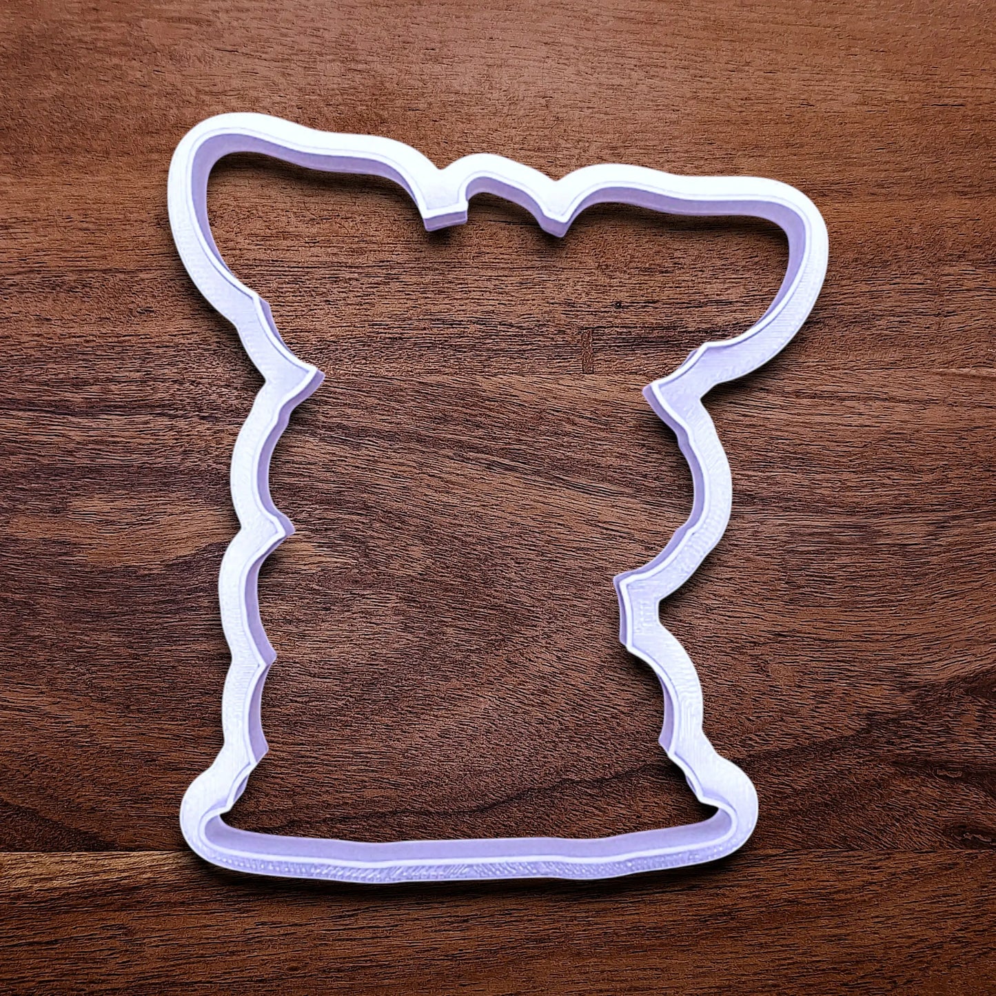 Handmade and customizable dog cookie cutter, perfect for cookies, fondant, crafts and pet treats.