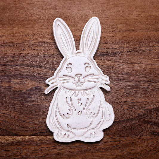 Bunny Rabbit Cookie Cutter Set and Stamp - Craft Fondant Baking Mold