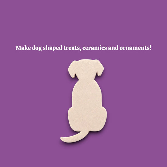 Labrador and golden retriever cookie cutter design, ideal for baking full-sized dog treats, fondant crafts, cookie dough. ceramics and more. Available in 30 unique colors and ranges from 2 to 10 inches