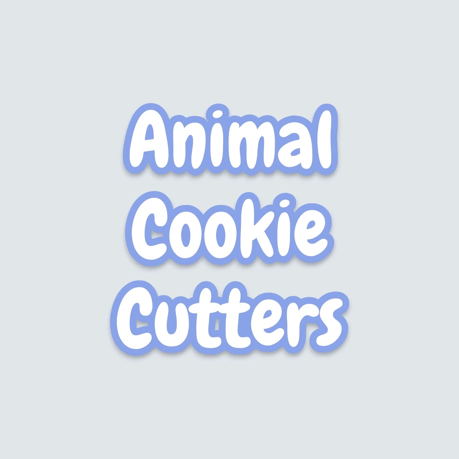 🐾 Animal Cookie Cutters