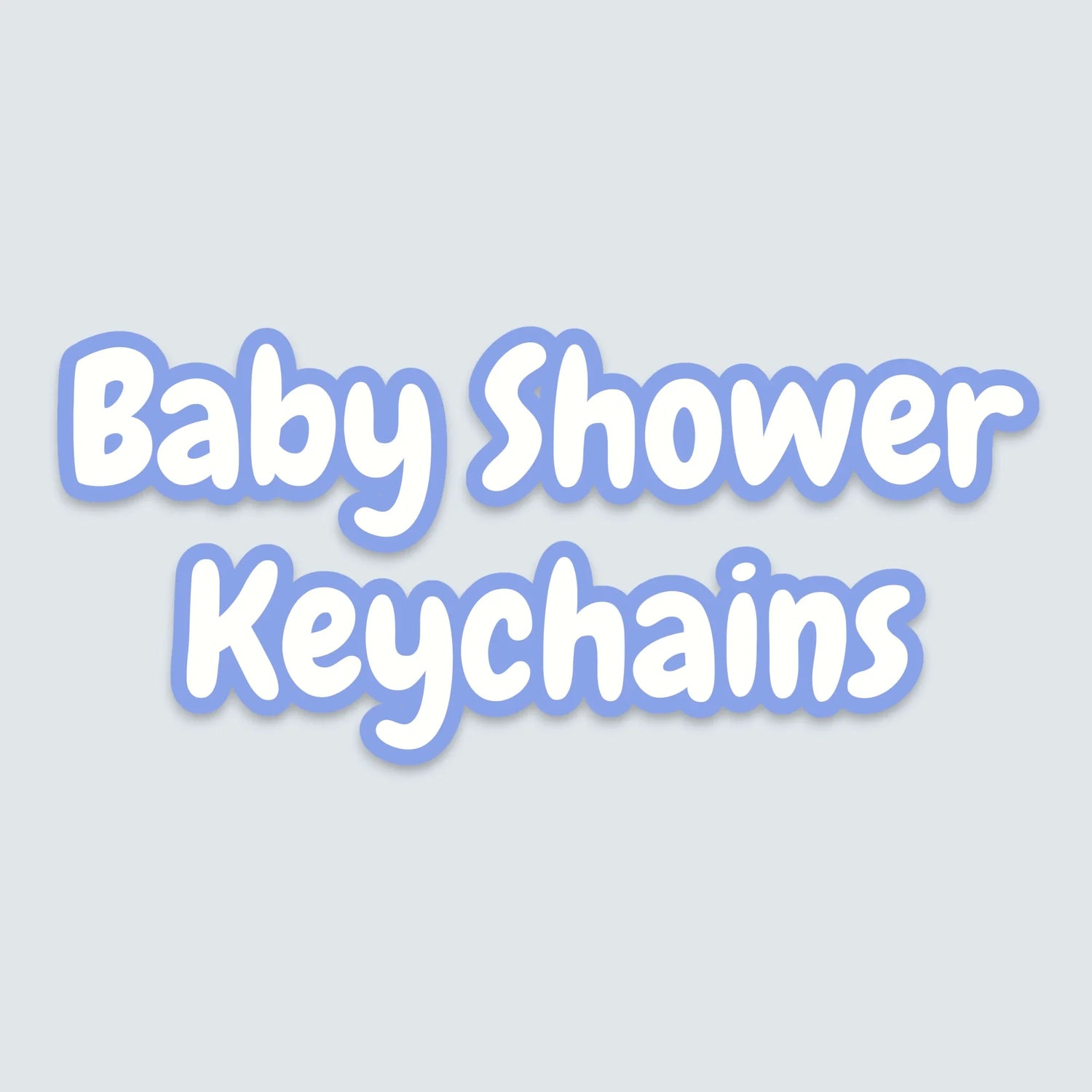 👶 Baby Shower Keychains