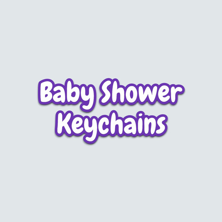 👶 Baby Shower Keychains
