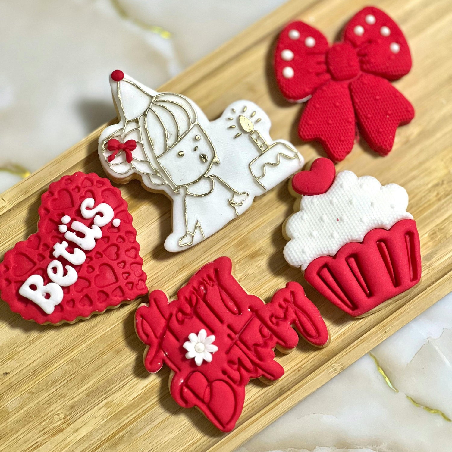 Fun birthday cookie cutters, handmade and sustainable, perfect for party treats, cake decorations, and creative baking projects.