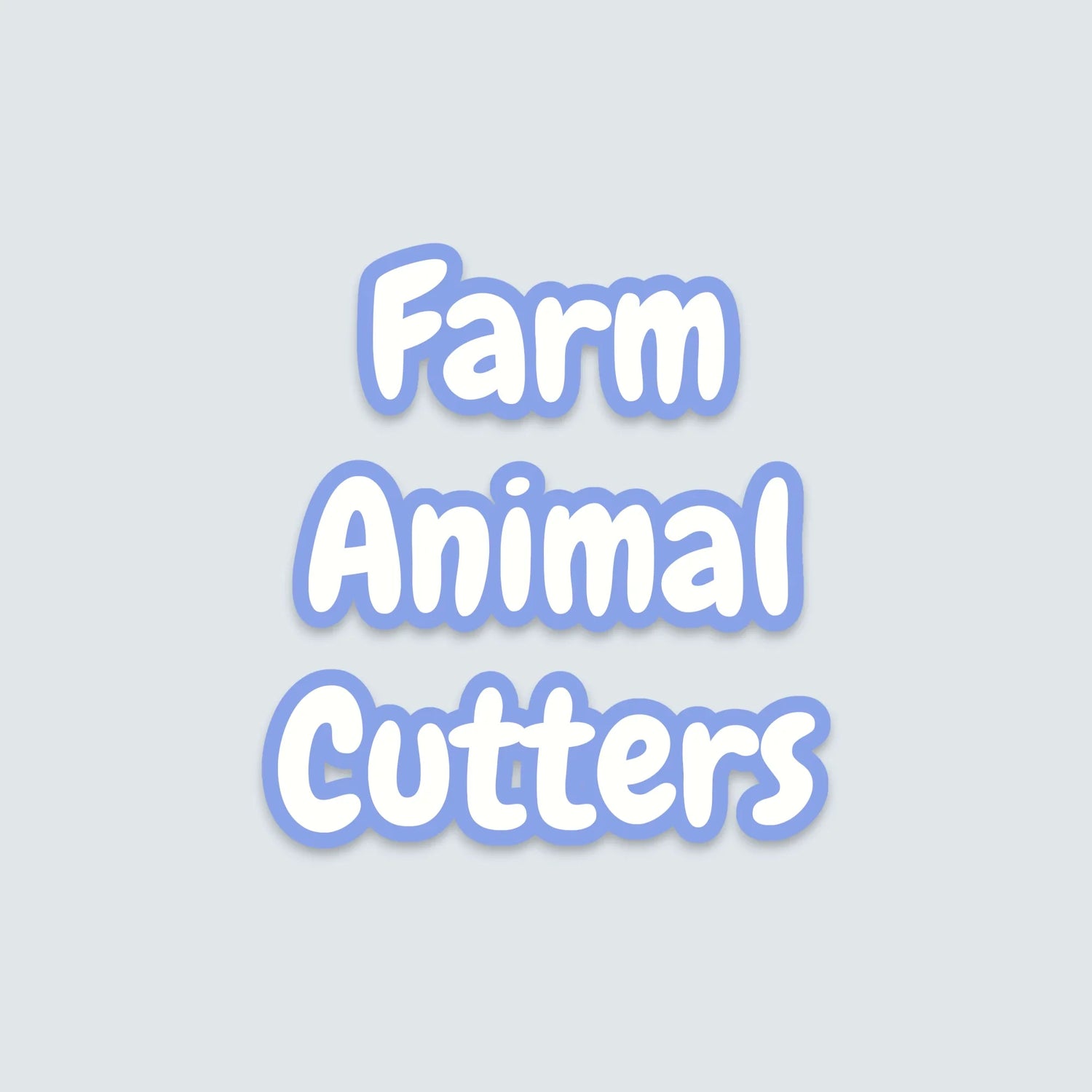 🐮 Farm Animal Cutters