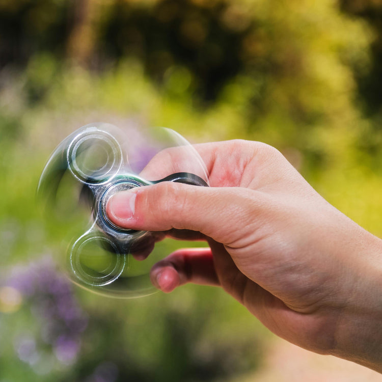 Colorful eco-friendly fidget toys handmade in USA for stress relief, focus, and sensory support.