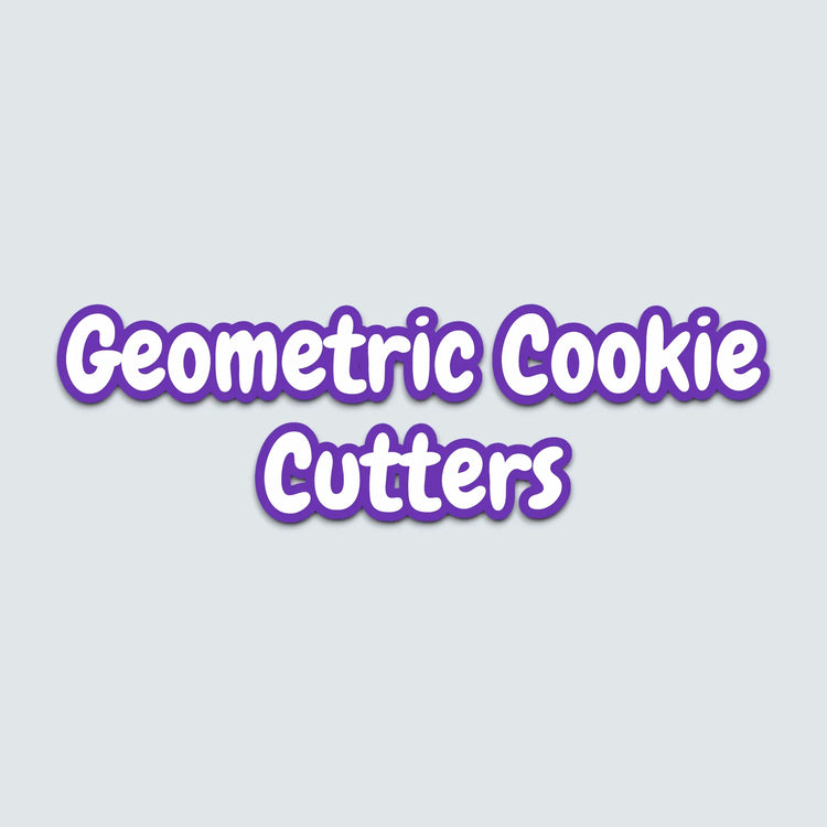 🔷 Geometric Cookie Cutters