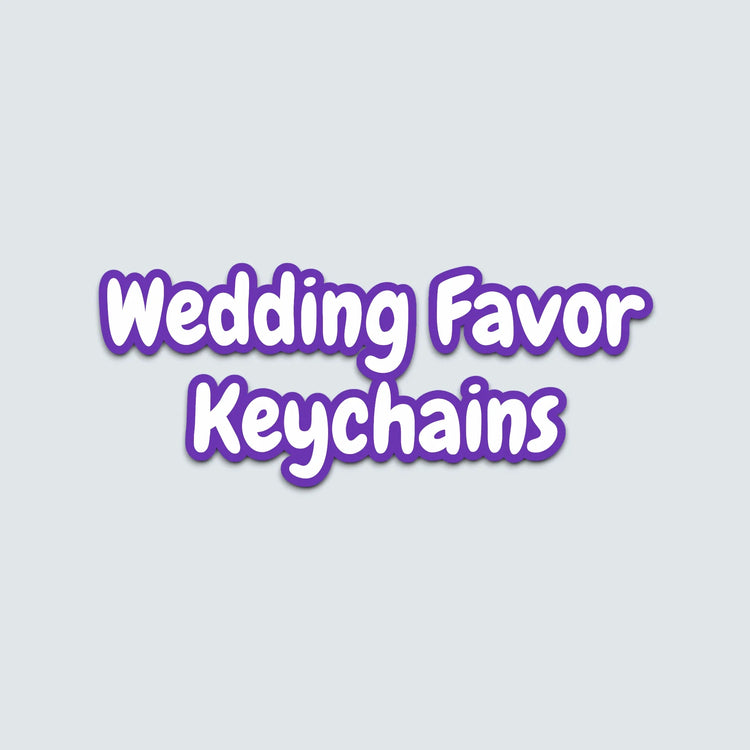 💍 Wedding Favor Keychains