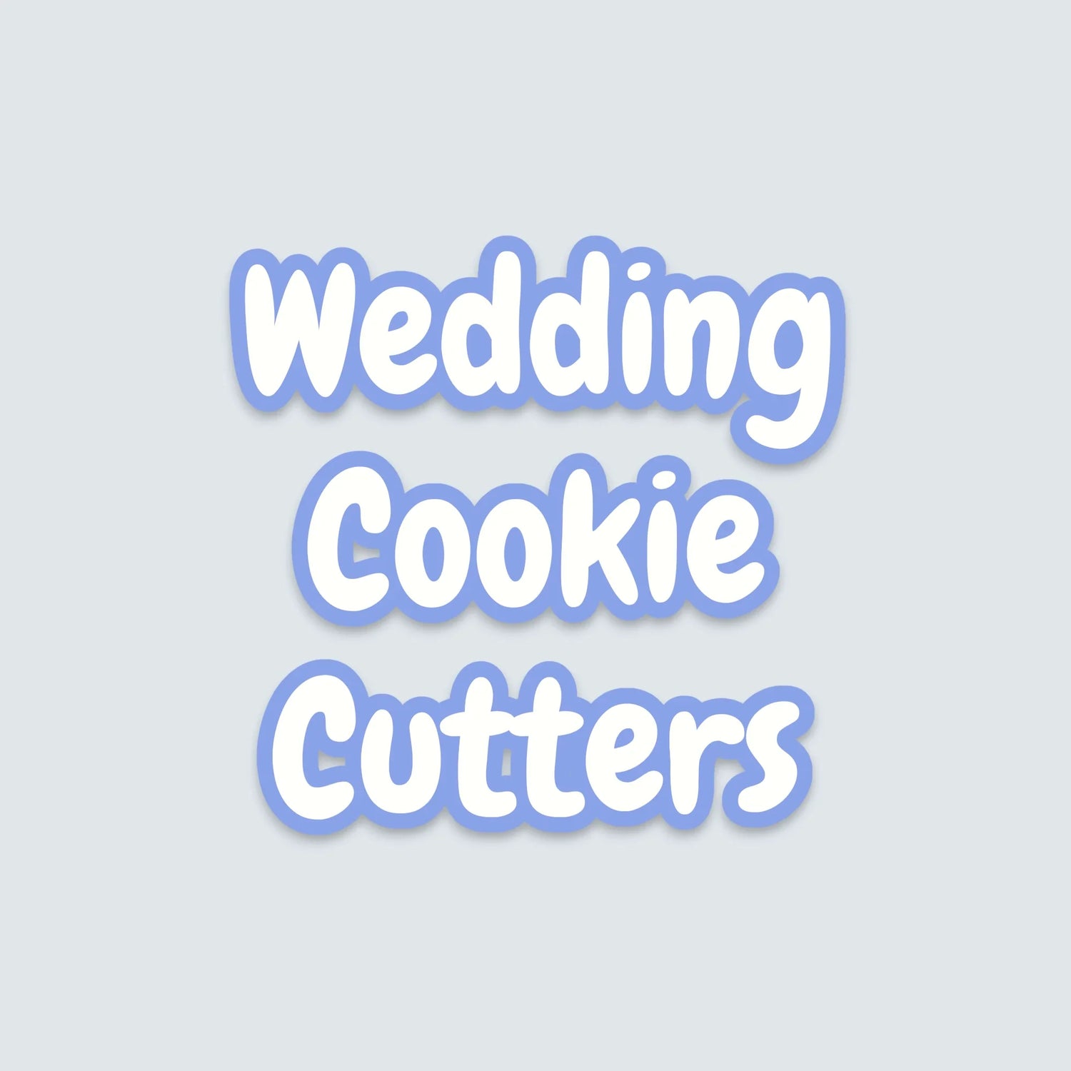 💍 Wedding Cookie Cutters