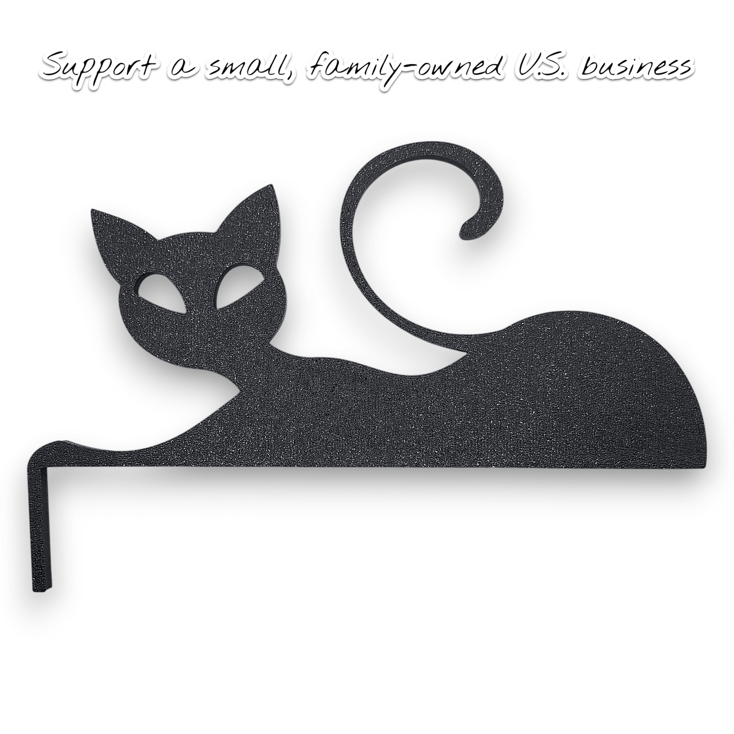 Cute cat door topper decor featuring a lounging feline that rests atop standard doors, a perfect gift for cat lovers and quirky home accents.