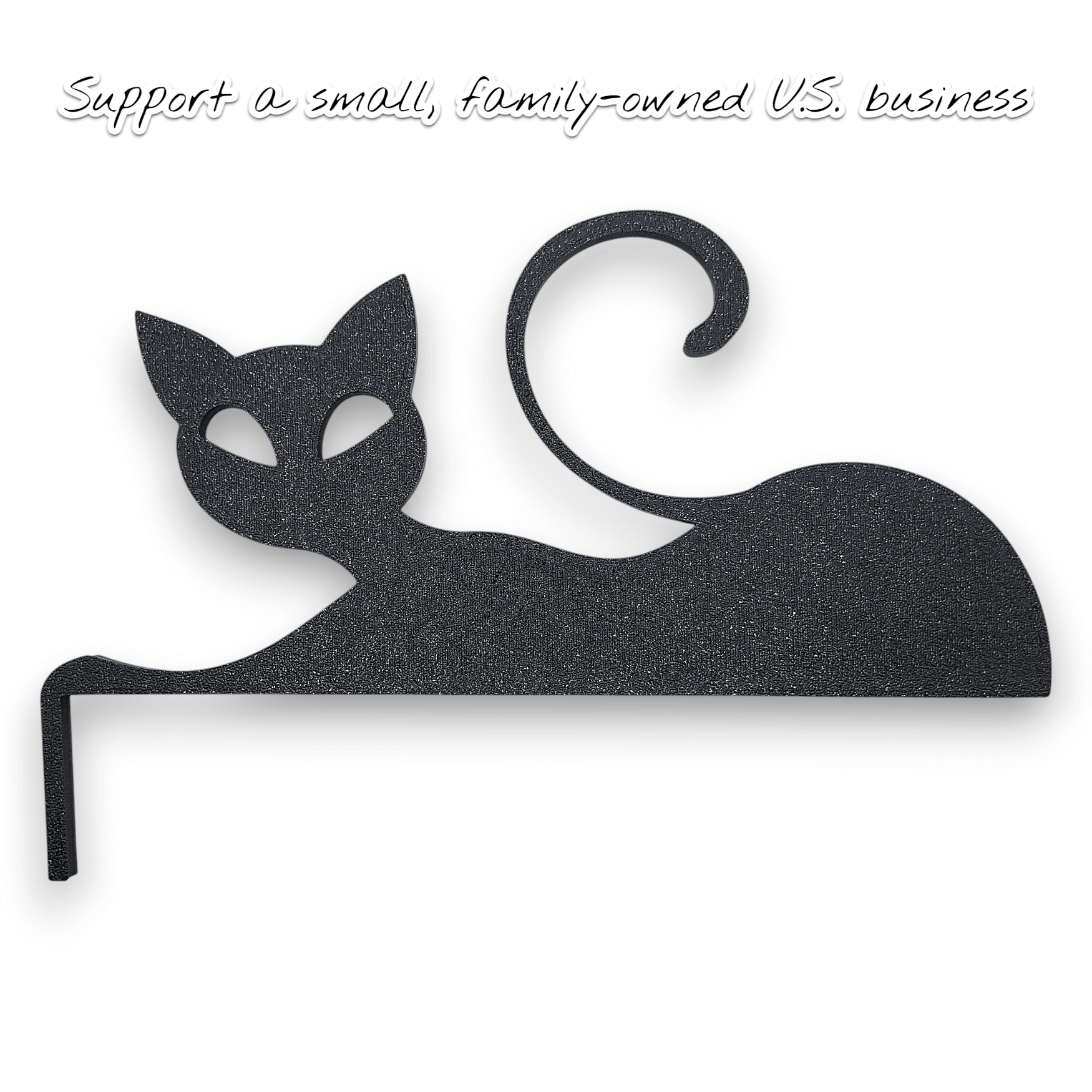 Cute cat door topper decor featuring a lounging feline that rests atop standard doors, a perfect gift for cat lovers and quirky home accents.