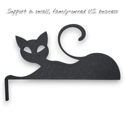 Cute cat door topper decor featuring a lounging feline that rests atop standard doors, a perfect gift for cat lovers and quirky home accents.