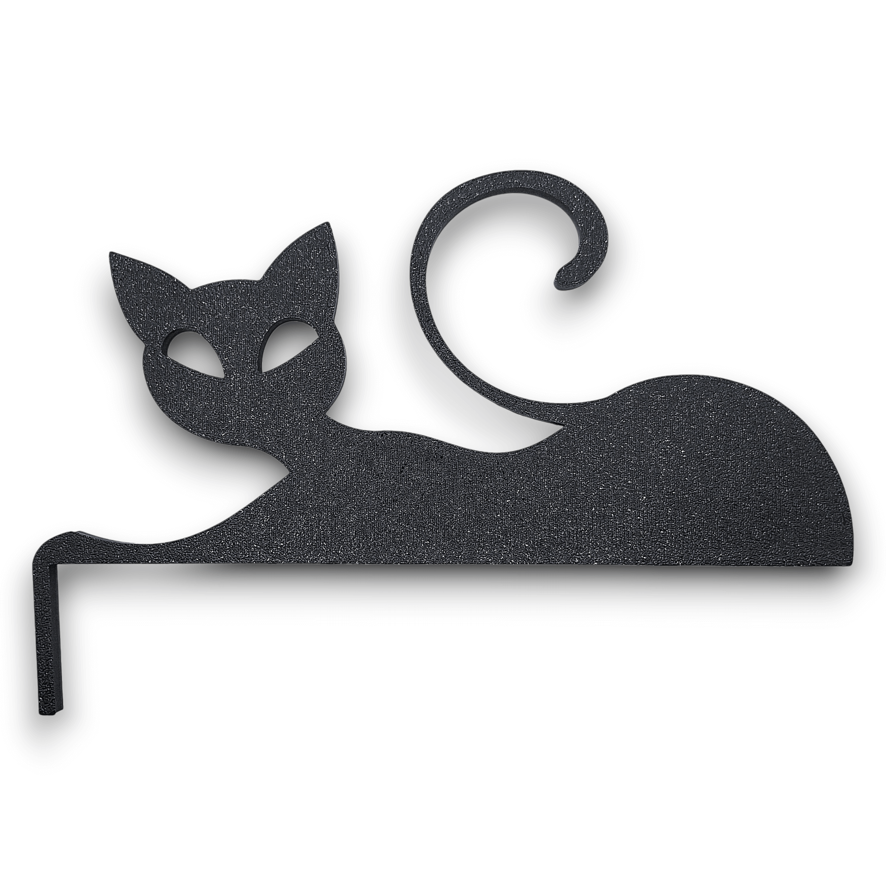 Cute cat door topper decor featuring a lounging feline that rests atop standard doors, a perfect gift for cat lovers and quirky home accents.