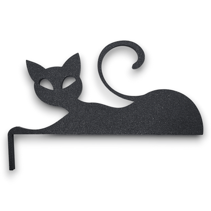 Cute cat door topper decor featuring a lounging feline that rests atop standard doors, a perfect gift for cat lovers and quirky home accents.