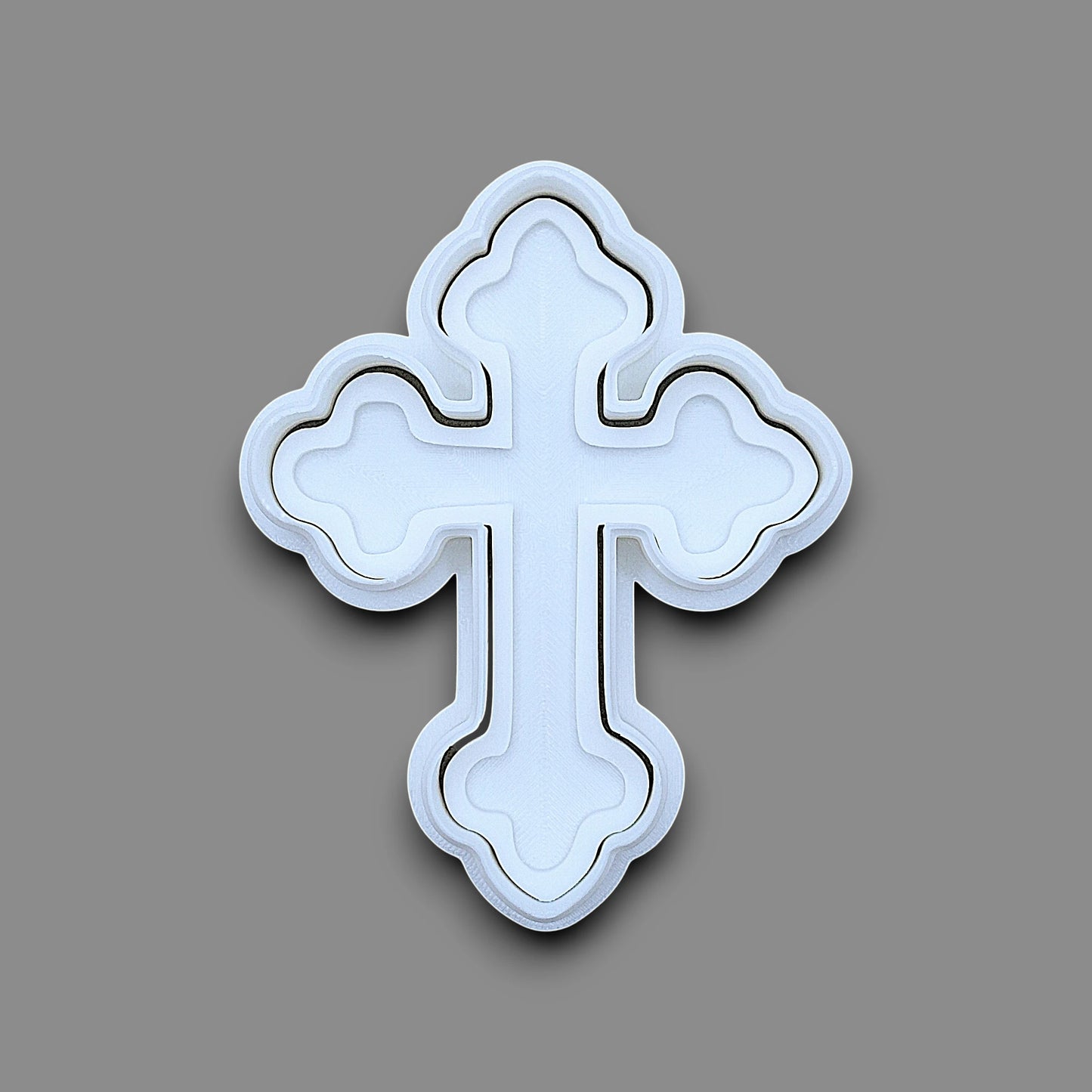 Christian cross cookie cutter and stamp, perfect for Easter, Christmas, baptism and VBS treats. Can be used for fondant, cookies, clay, ceramics and biscuits.