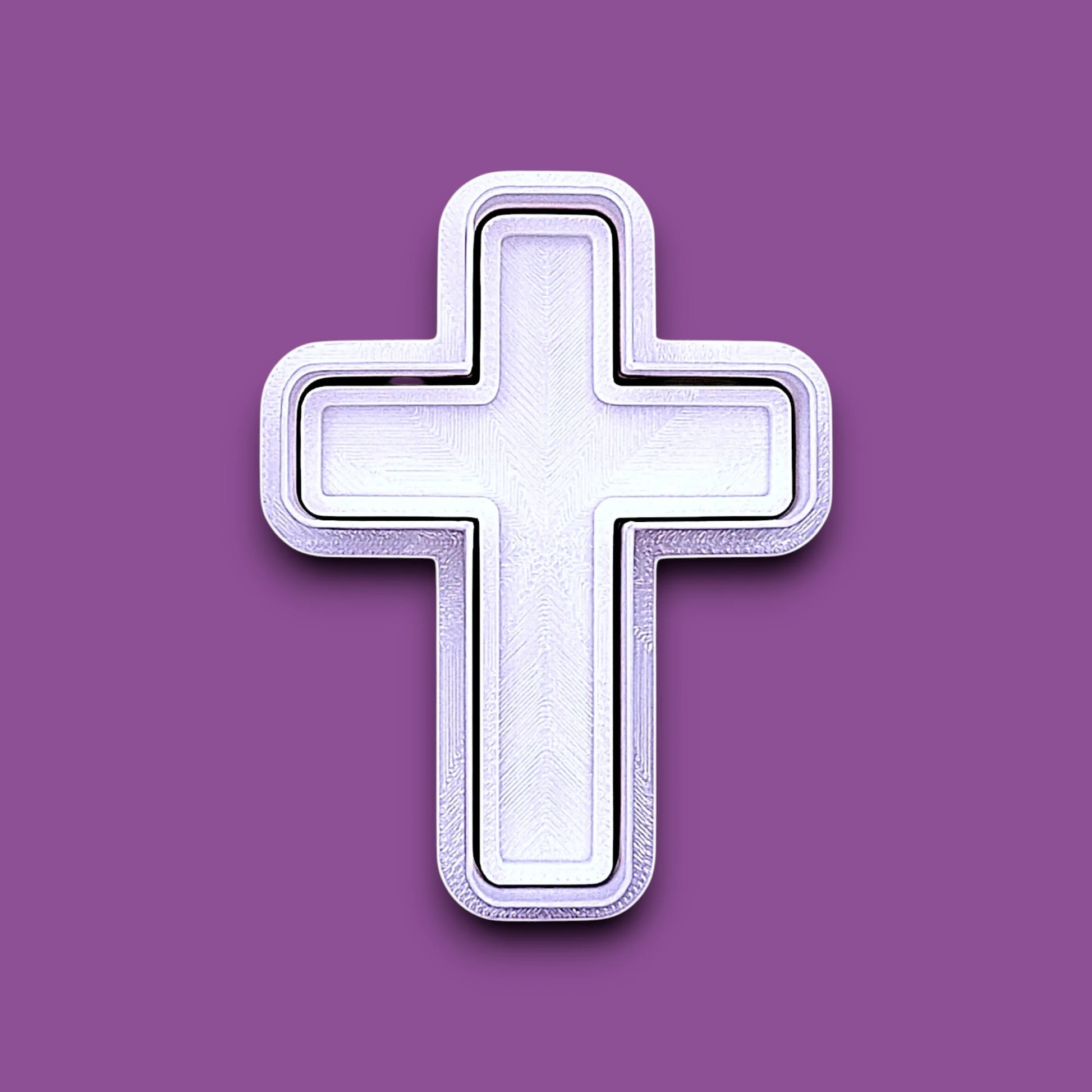 Cross cookie cutter and stamp, perfect for Easter, communion, or church gatherings.