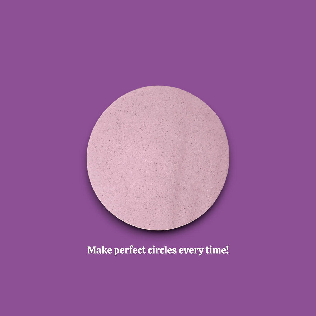 Dough cutout made with circular cookie cutter, great for stacked cookies, pastry prep, or fondant layering.