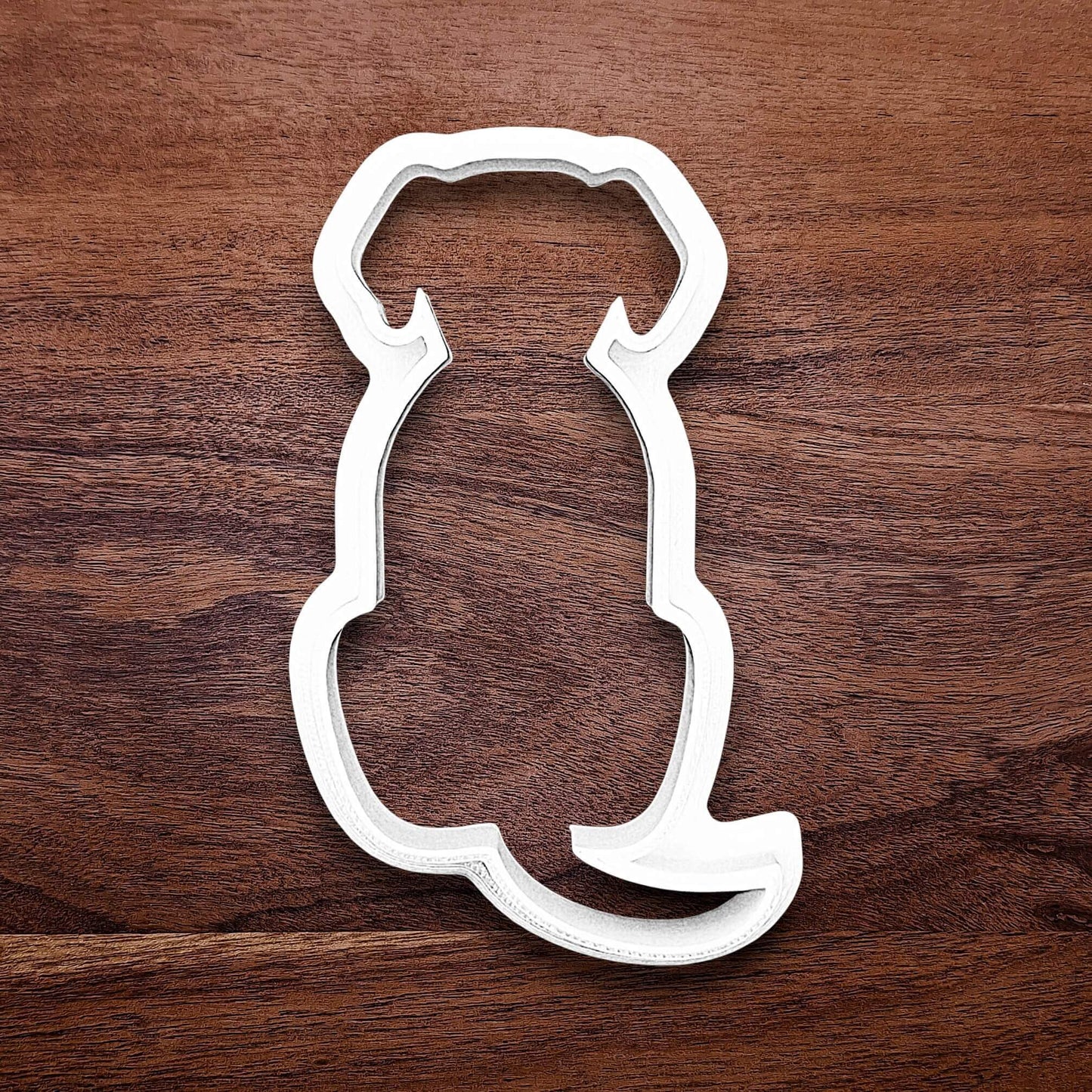 Dog cookie cutter, eco-friendly and reusable—perfect for baking mid-sized pet treats, themed party snacks, or DIY craft projects.