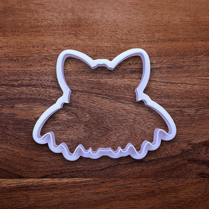 Cute bat cookie cutter - adds cute Halloween charm. Complete with cute details for whimsical baking, parties, or spooky gifting. Handmade and customizable in 30 colors.