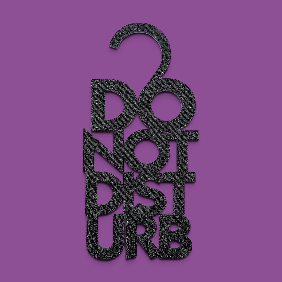 Do Not Disturb signs with clean, modern black text, perfect minimalist sign for professional or personal use to block unwanted interruptions.