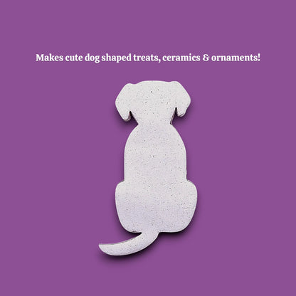 Labrador and golden retriever cookie cutter design, ideal for baking full-sized dog treats, fondant crafts, cookie dough. ceramics and more. Available in 30 unique colors and ranges from 2 to 10 inches