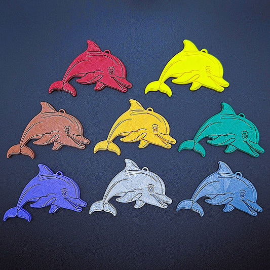 Dolphin Keychain - Cute Handmade Marine Animal Ocean Life Keyring