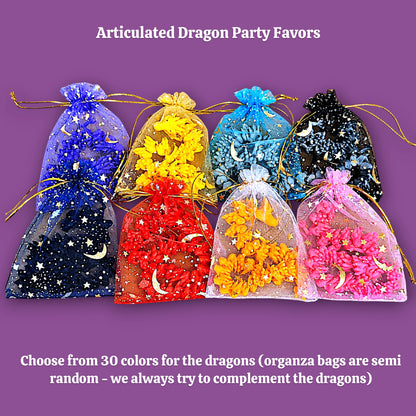 Articulated Dragon Party Favors - Trick or Treats, Bulk Class Prizes