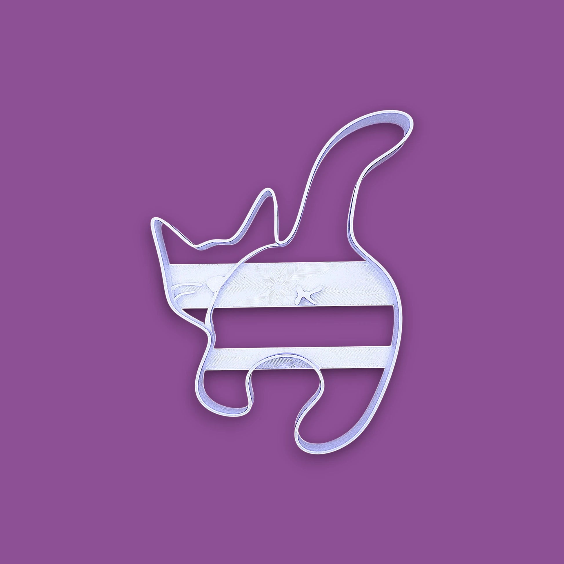 Cat butt cookie cutter, perfect for gag gifts, funny treats and white elephant parties.