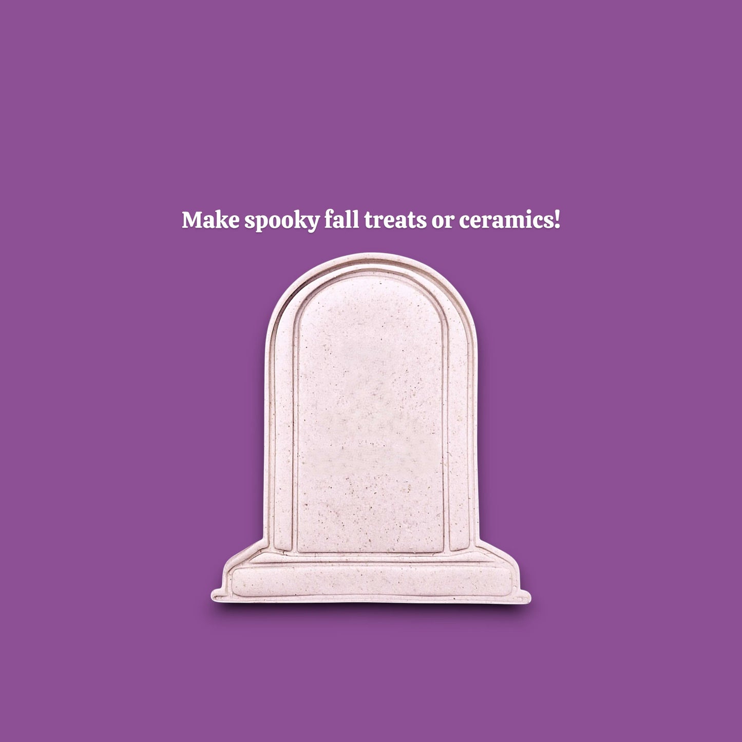 Gravestone Cookie Cutter or Stamp Set - Halloween Craft & Fondant Mold