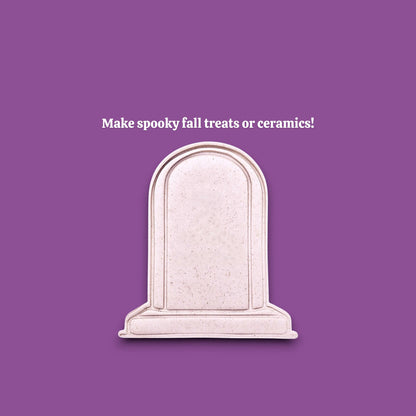 Gravestone Cookie Cutter or Stamp Set - Halloween Craft & Fondant Mold