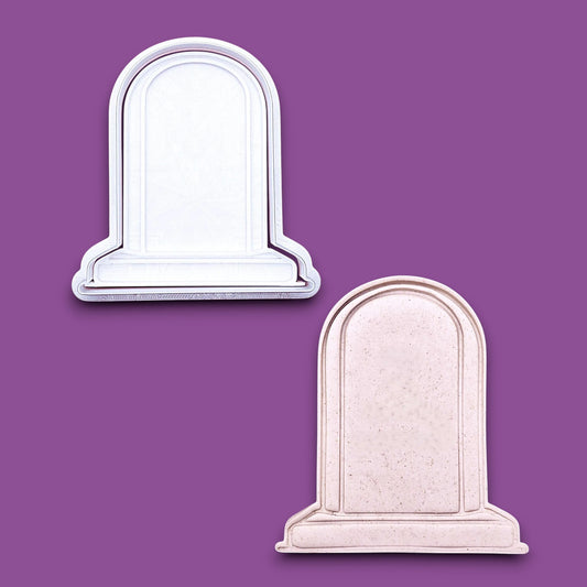 Gravestone Cookie Cutter or Stamp Set - Halloween Craft & Fondant Mold