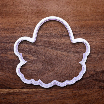 Handmade and customizable ghost cookie cutter, great for baking Halloween trick or treats or kid-friendly spooky snacks.