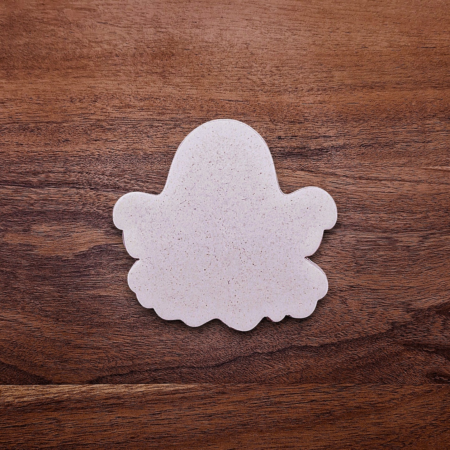 Ghost cookie dough cutouts, perfect for cute Halloween treats, fall parties, or baking with kids.