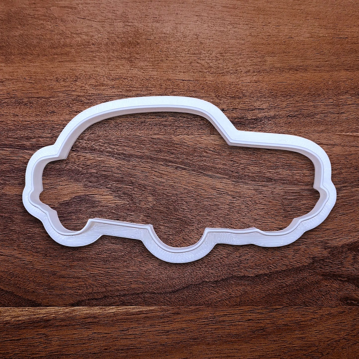 Handmade and customizable antique roadster car cookie cutter and stamp, perfect for vintage car themed cookies, birthdays and gifting.