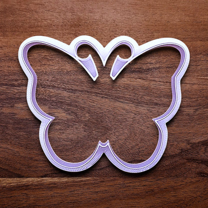 Handmade and customizable butterfly cookie cutter, perfect for spring baking, garden party treats, birthdays, events, weddings, fondant decorations, and whimsical cookie designs.