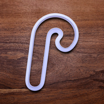 Handmade and customizable Christmas holiday Candy Cane Cookie Cutter - perfect for Christmas cookies, festive gifts, and fun seasonal family baking activities.