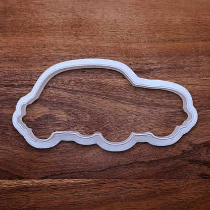 Handmade and customizable punch buggy car cookie cutter, perfect for vintage car themed cookies, birthdays and gifting.