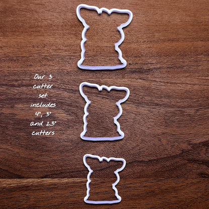 Handmade and customizable dog cookie cutters, perfect for cookies, fondant, crafts and pet treats.