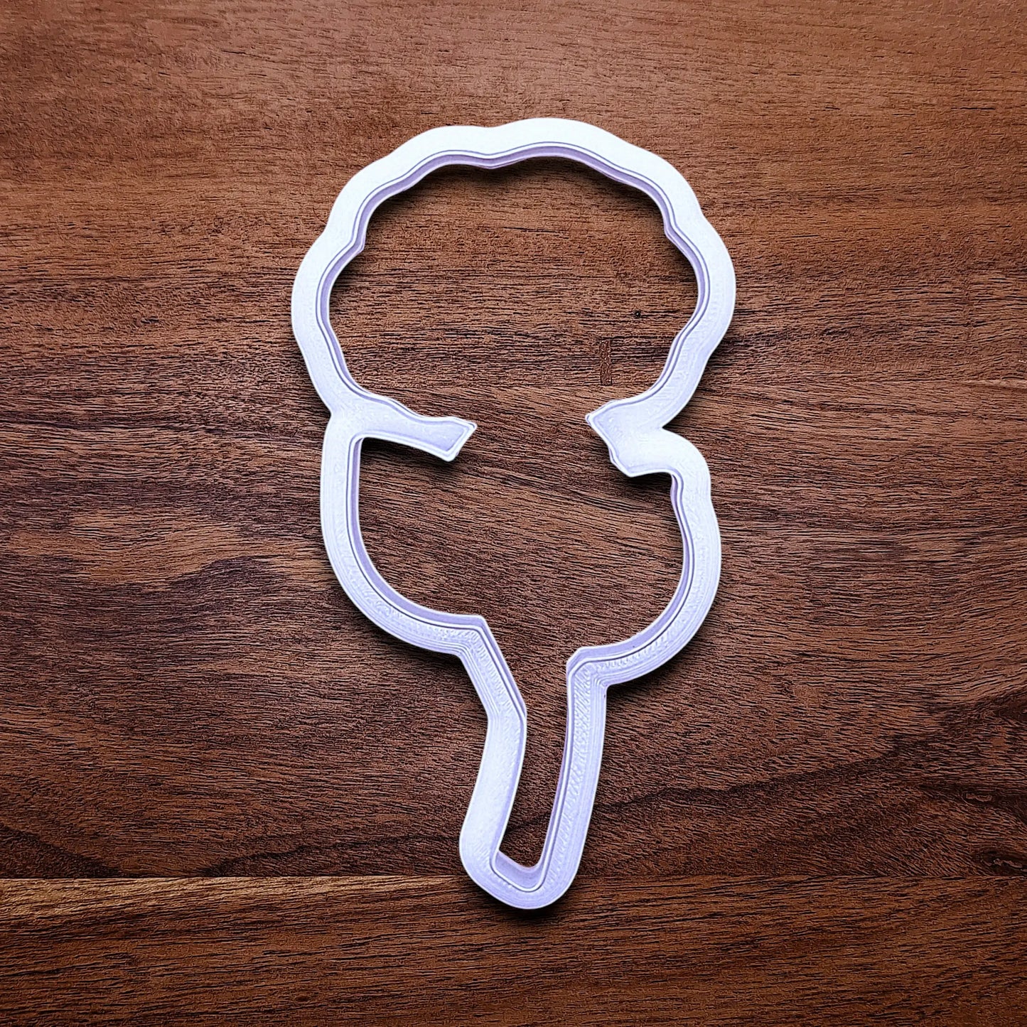 Handmade and customizable Rose Cookie Cutter, perfect for spring events, romantic weddings, or special occasions.