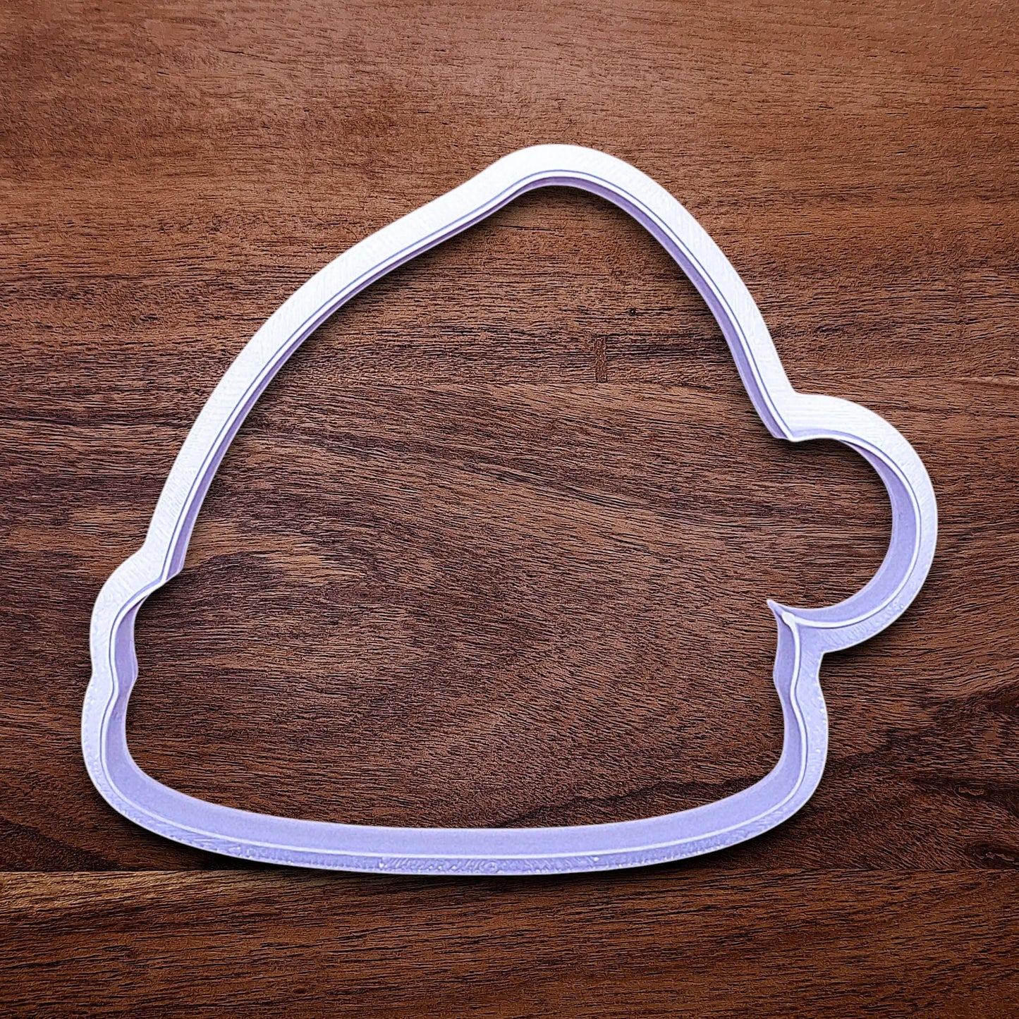 Santa hat cookie cutter, perfect for Christmas cookies, festive fondant toppers, or Xmas holiday crafts.
