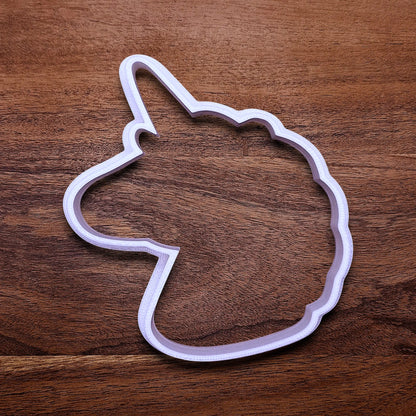 Handmade and customizable unicorn cookie cutter, perfect for magical themed birthday parties, fondant decorating, or gifting to unicorn lovers.