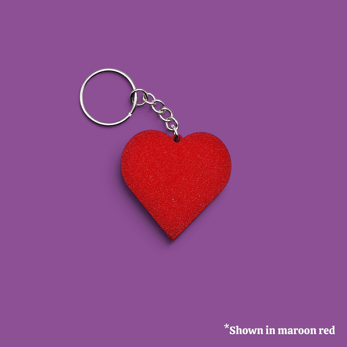 Handmade and customizable heart keychain, perfect for classroom prizes, Valentine's Day gifts, party favors for kids birthdays, baby showers and unique backpack charms.