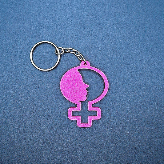 Feminist keychain, durable eco-conscious accessories for equality rallies, wholesale event giveaways, and meaningful activist party favors.