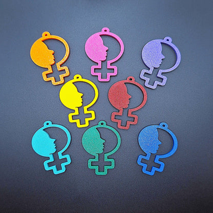Feminist keychains, handmade empowerment charms for women’s rights events, bulk party favors, rally giveaways, and activist accessories.