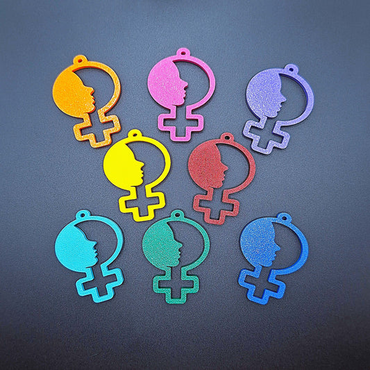 Feminist keychains, handmade empowerment charms for women’s rights events, bulk party favors, rally giveaways, and activist accessories.