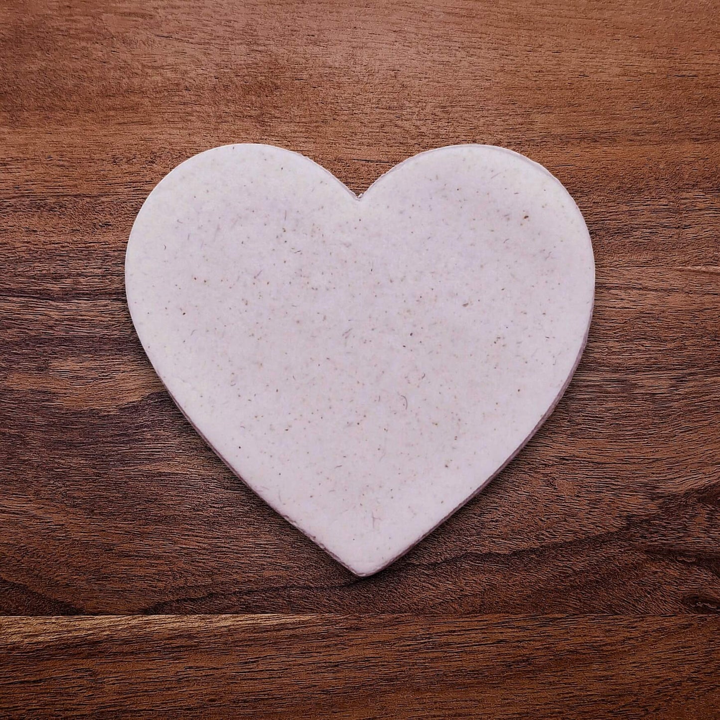 Handmade and customizable heart cookie cutout, perfect for Valentine's Day baking, sweet treats and party favor creations.