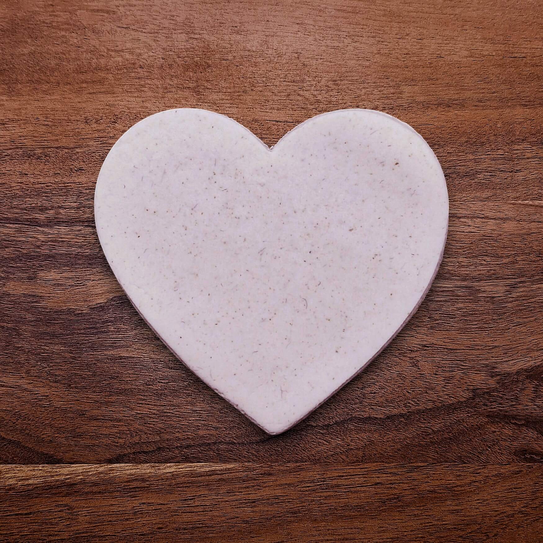 Handmade and customizable heart cookie cutout, perfect for Valentine's Day baking, sweet treats and party favor creations.
