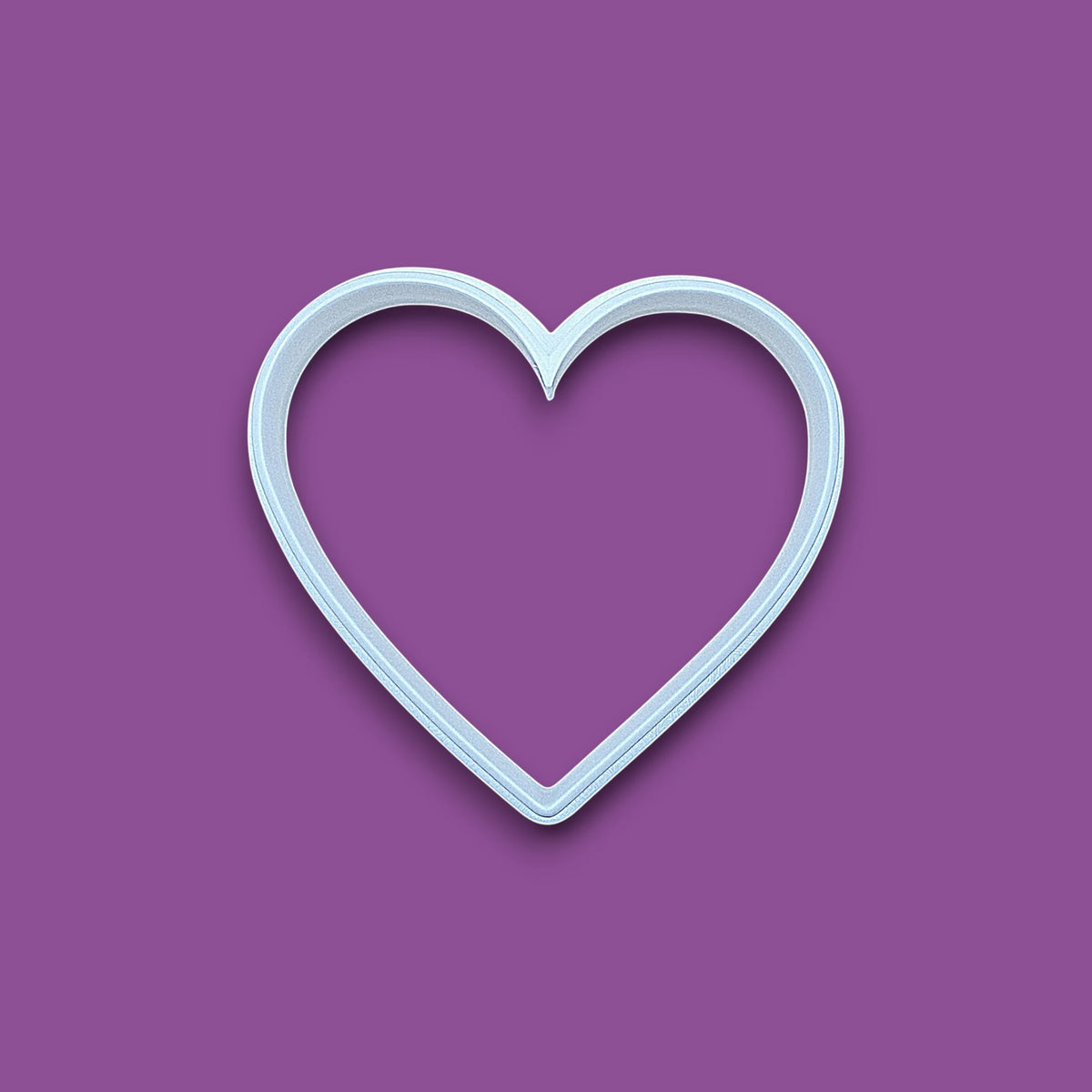 Heart cookie cutter, perfect for layered cookies, fondant, crafts, weddings, and Valentine’s Day baking fun.