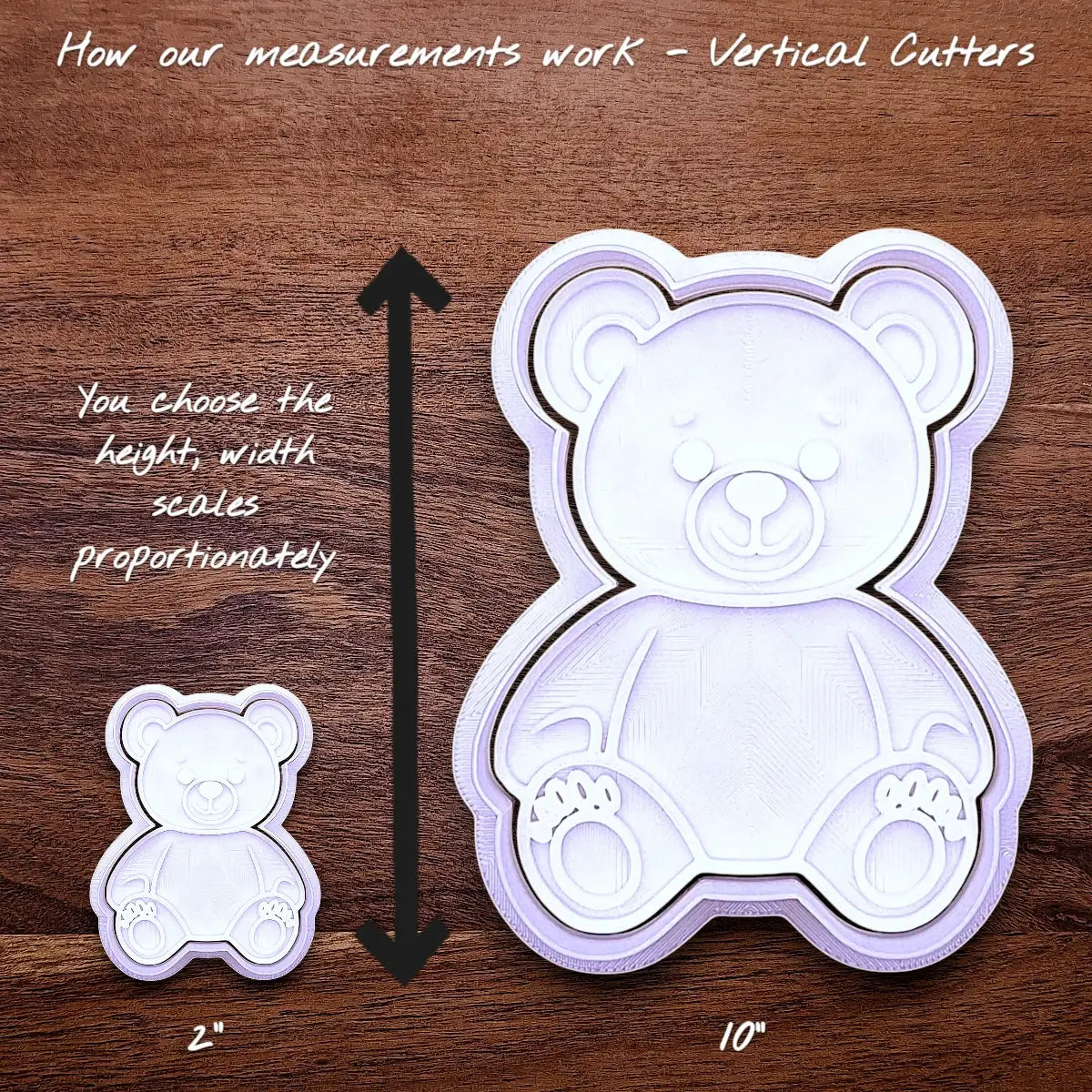 Seasonal Cookie Cutter Set - Teddy Bear, Butterfly, Pumpkin, Gingerbread Man