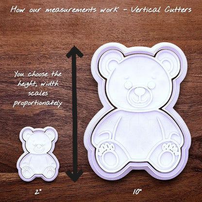 Seasonal Cookie Cutter Set - Teddy Bear, Butterfly, Pumpkin, Gingerbread Man